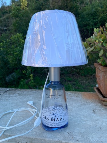 Lampada bottiglia gin - bottiglia, mare