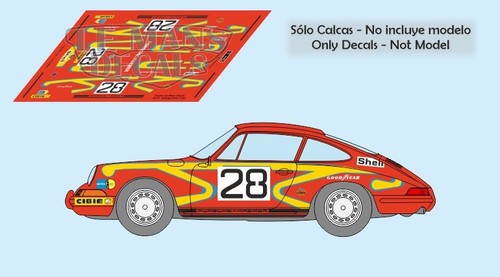 Decals porsche 911 sebring - decals, s