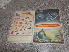 ALBUM INVENZIONI E SCOPERTE FERRERO 1956 COMPLETO MOLTO BUONO TIPO PANINI LAMPO