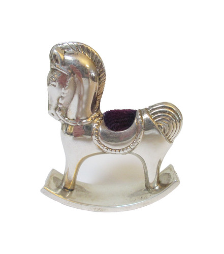 Cuscino spilla vintage cavallo