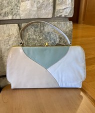 Borsa vintage scatola pelle