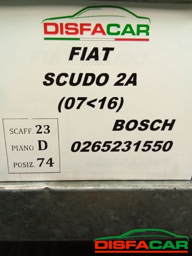 Centralina abs fiat scudo - centralina,