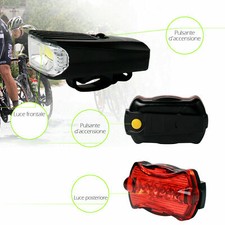 KIT LUCI LUCE FARO LED BICI