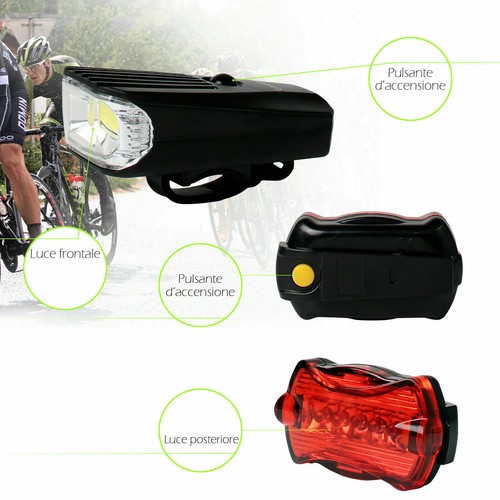 Kit luce faro bici anteriore - kit,