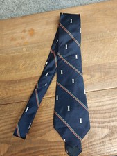 Cravatta con telaio blu navy