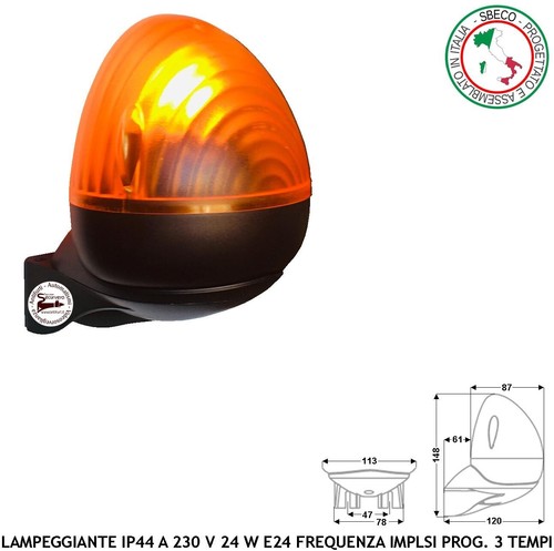 Lampeggiatore cancello - lampeggiatore,