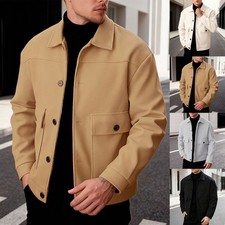 Men Woolen Jacket Casual Wear