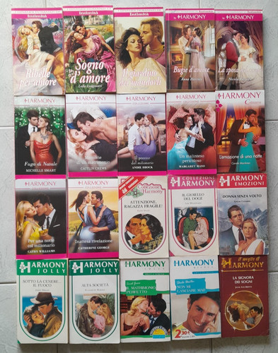Lotto libri romanzi harmony - libri,
