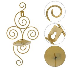  2 Pcs Candeliere in Metallo