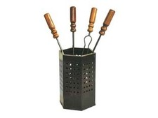 SET ATTREZZI DA CAMINO CON