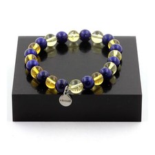 Bracciale Perle Lapis Lazuli +