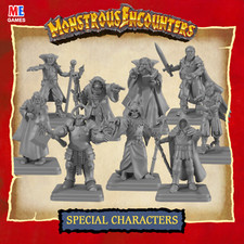 Dungeon Crawler Special Characters Miniatura Modello 32mm Fantasy D&D Hero Quest