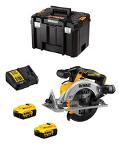 Dewalt sega circolare  dcs565p2t (2 x 5,0 ah + dcb115 + tstak vi) 5035048742754