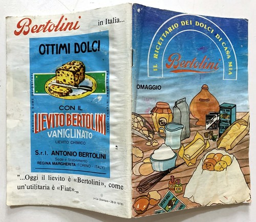 Vintage bertolini ricettario - vintage,