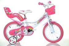 BICI DA BAMBINA MISURA 14" ART. 144R-UN BICICLETTA DINO BIKES DA BIMBA LINEA UNI