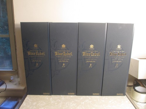 Lot johnny walker - (4), blue