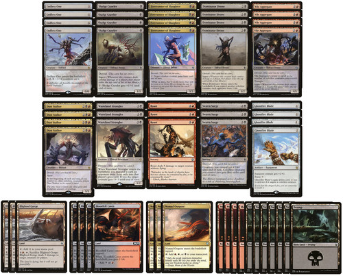 Mazzo elite nero rosso eldrazi - mazzo,