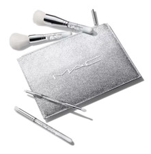 MAC Brush Of Snow Essential Set di pennelli 5 pezzi - nuovi
