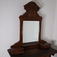 Walnut mirror late 800 Louis