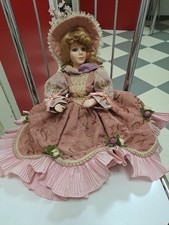 vintage Bambola In Porcellana