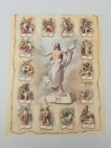 Stampa vintage via crucis - stampa,