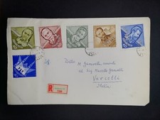 Busta Ungheria Magyar Posta RACCOMANDATA per Italia WE1533