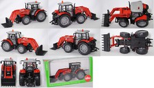 Siku Farmer 3653 Massey Ferguson 5455 con caricatore frontale e forcella caricatore frontale 1:32