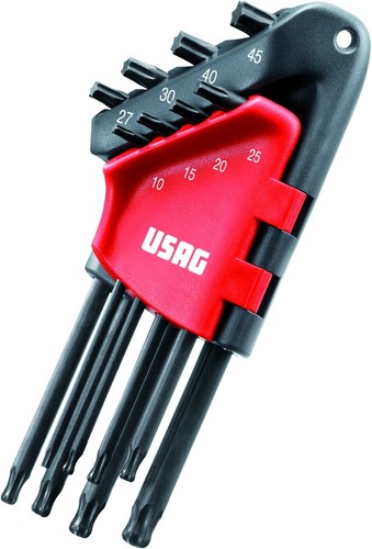 Kit brugole lunghe torx - 8,