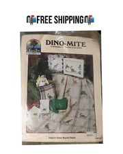 Modello punto croce dinosauri