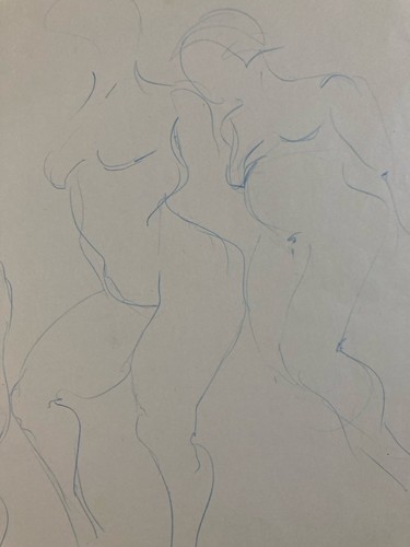 Disegno carta donna nuda - disegno,
