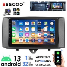 Autoradio 32G Android 13 CarPlay per Smart Fortwo 451 2011-2015 GPS Navi BT +KAM