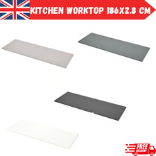 IKEA JÄRSTORP Piano di Lavoro Laminato Cucina 186x2,8cm Piano di Lavoro 4 Colori Opzioni Grande