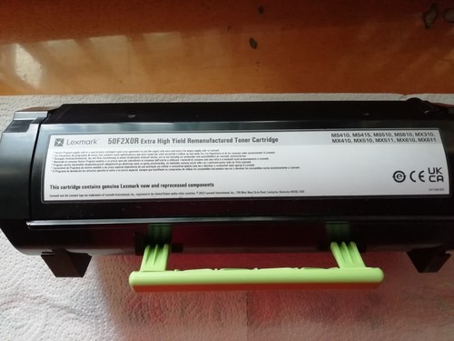 Toner lexmark 50f2xor - lexmark,