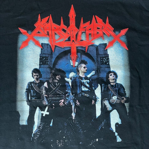 Shirt nera sarcofago band - nera,