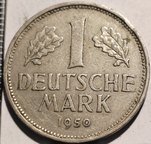 Deutsche mark 1950 - mark, j