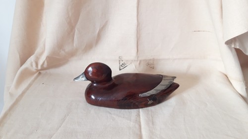 Anatra scultura legno - legno, di