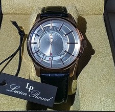NOS Lucien Piccard Vertigo Orologio Uomo, Mono Mano Doppio Disco LP-40024-RG-014
