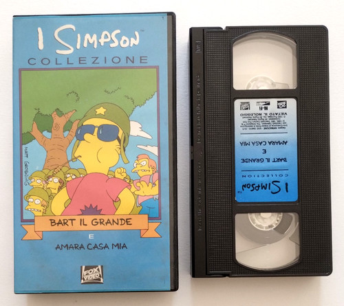 Vhs simpson collezione bart - i,
