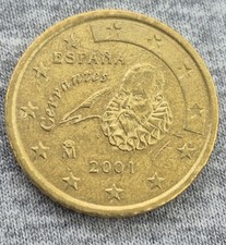 2001 Euro 50 Centesimi Spagna