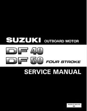 Suzuki DF40 DF50 Manuale officina - Parts number: 99500-87J00-01E -