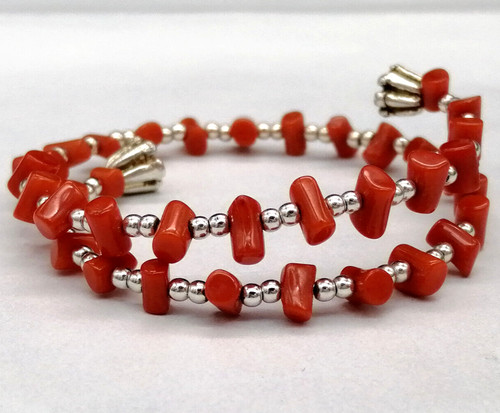 Bracciale vero corallo - bracciale,