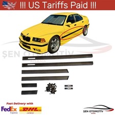 MODANATURA LATERALE CARROZZERIA per BMW E36 M3 SERIE 3 BERLINA 92-98 stile (s...