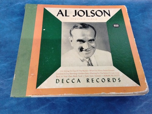 Jolson souvenir album 4x - al, jolson-