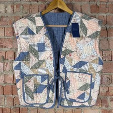 Gilet trapuntato patchwork