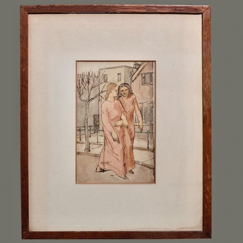 Carlo carrà acquerello - carrà, su