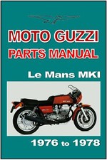 MOTO GUZZI Parts Manual Le