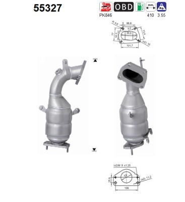 55327 catalizzatore per - as,