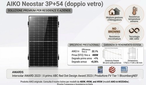 Pannello solare aiko neostar - solare,