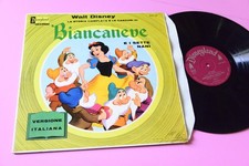 WALT DISNEY LP BIANCANEVE E I SETTE NANI ORIG ITALY '60 EX+ !!!