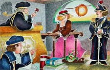 Sguardi in aula Francesco Nesi Opera Dipinto SERIGRAFIA Tribunale Avvocato EdLim